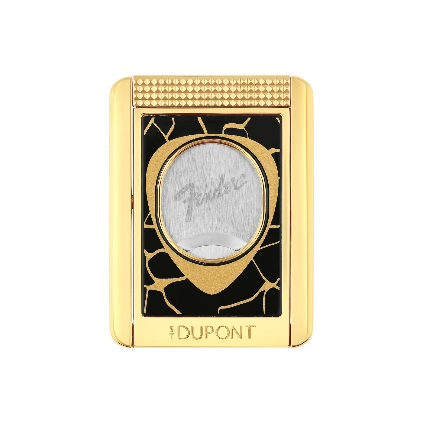 S.T. DUPONT Fender Black Cigar Cutter Stand/Coupe Cigare 003445