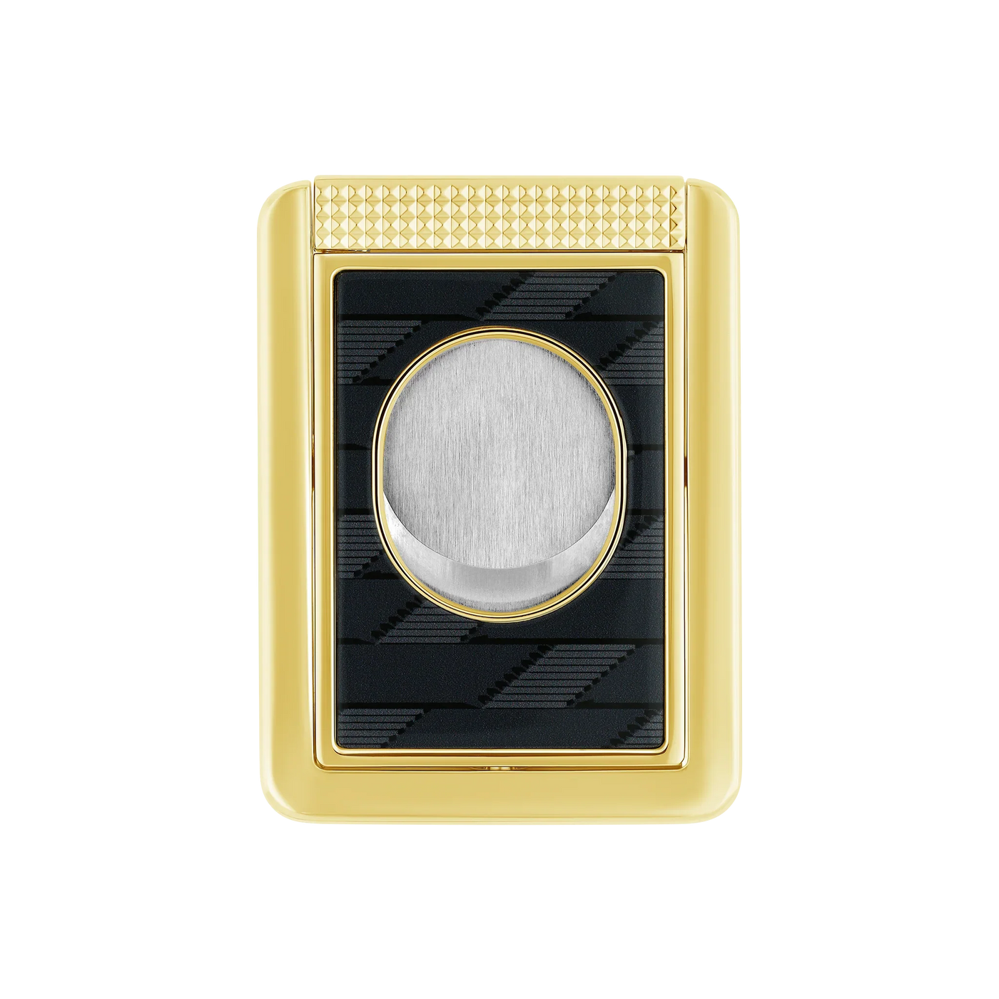 S.T. DUPONT Monogram 1872 Black Cigar Cutter Stand/Coupe Cigar 003479