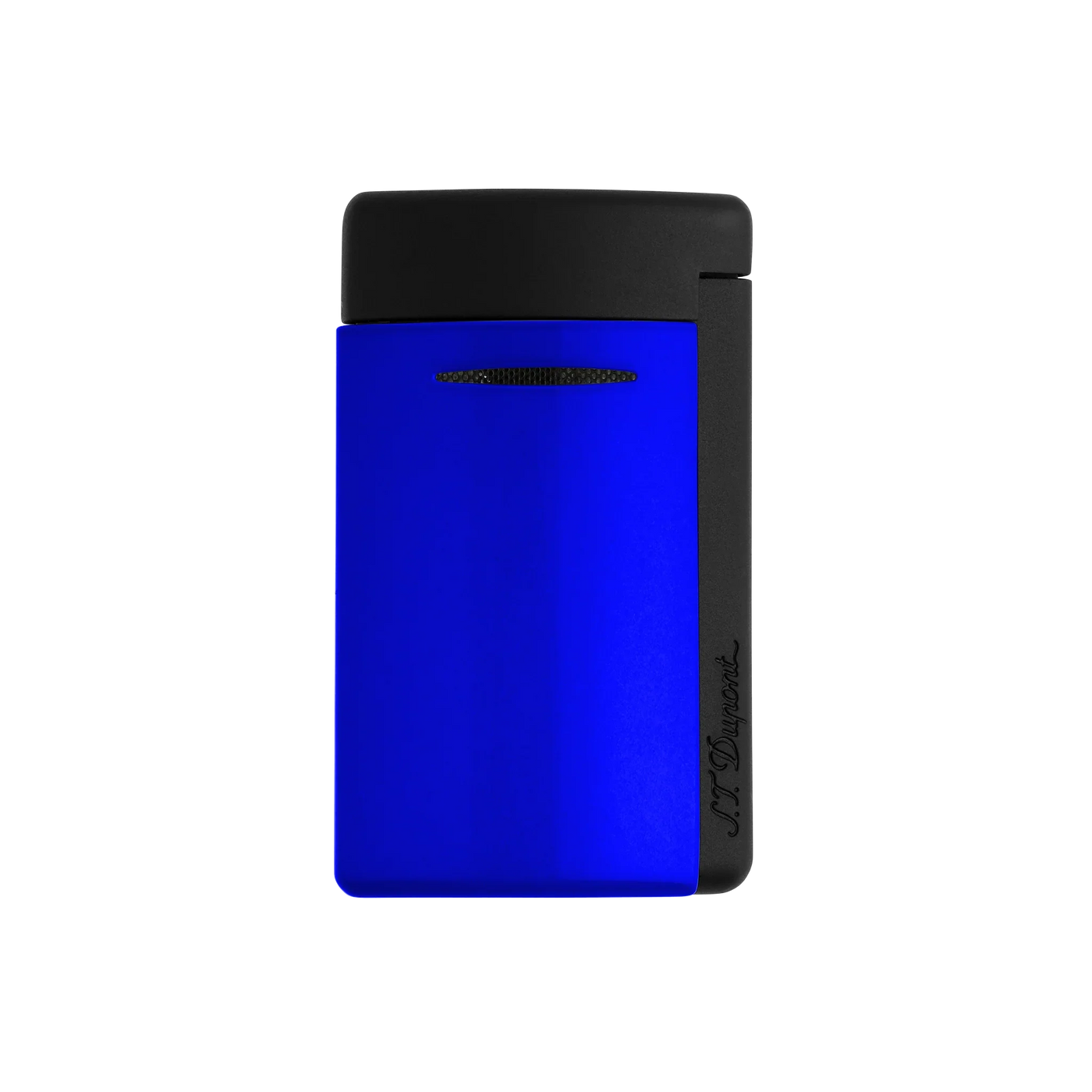 S.T. DUPONT Minijet Lacquer Neon Blue Lighter/Briquet 010871