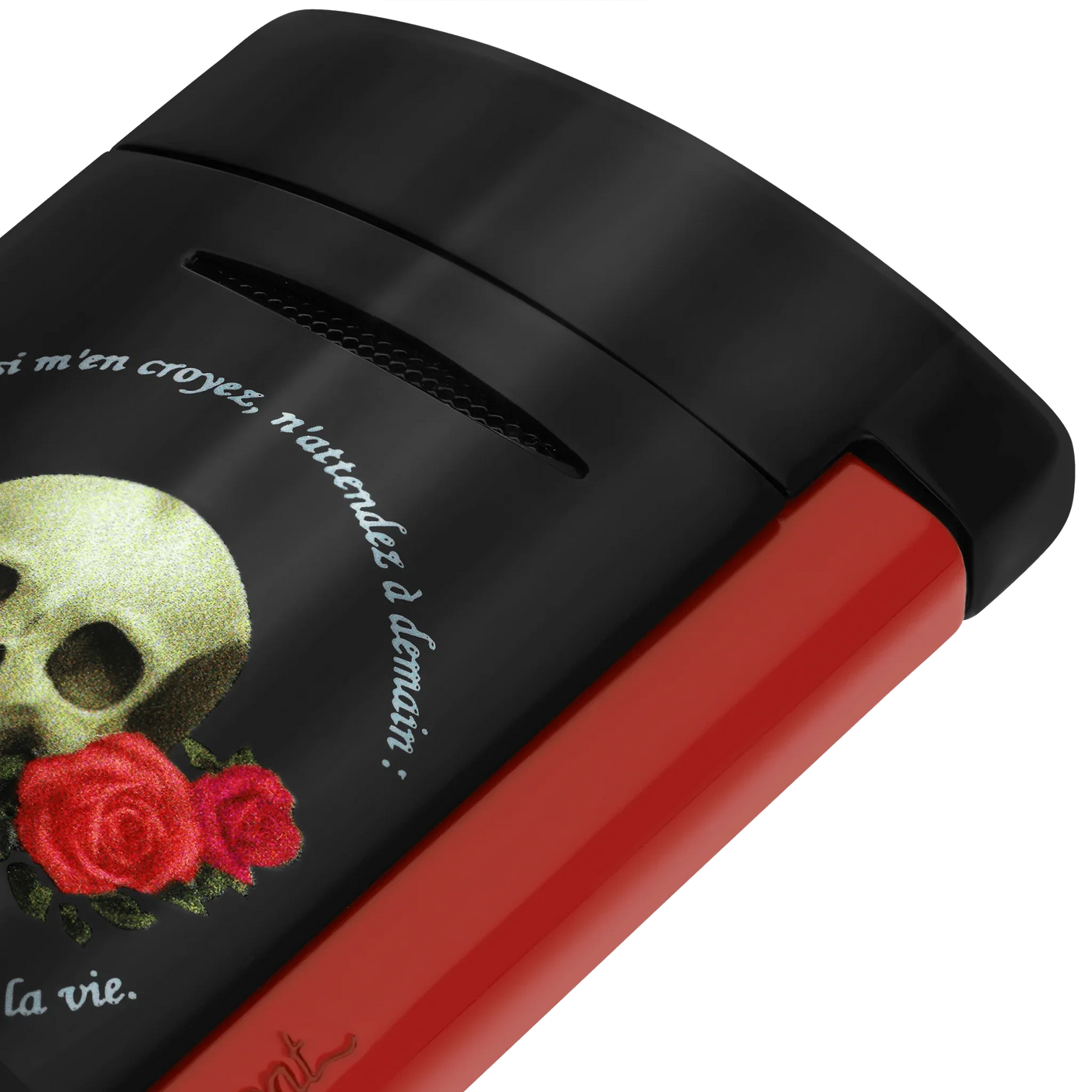 S.T. DUPONT Minijet Memento Mori Black Lighter/Briquet 010894