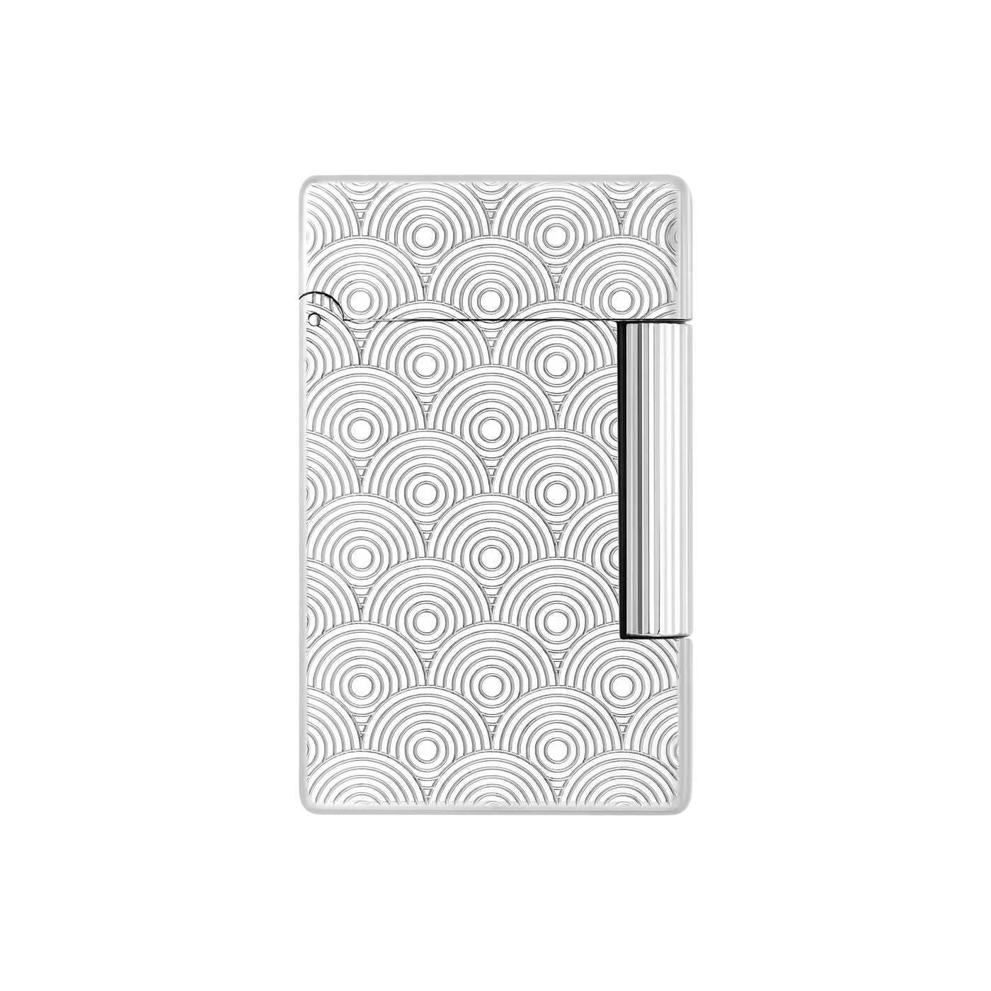 S.T. DUPONT Initial Cinetique Guilloche Palladium Lighter/Briquet 020844