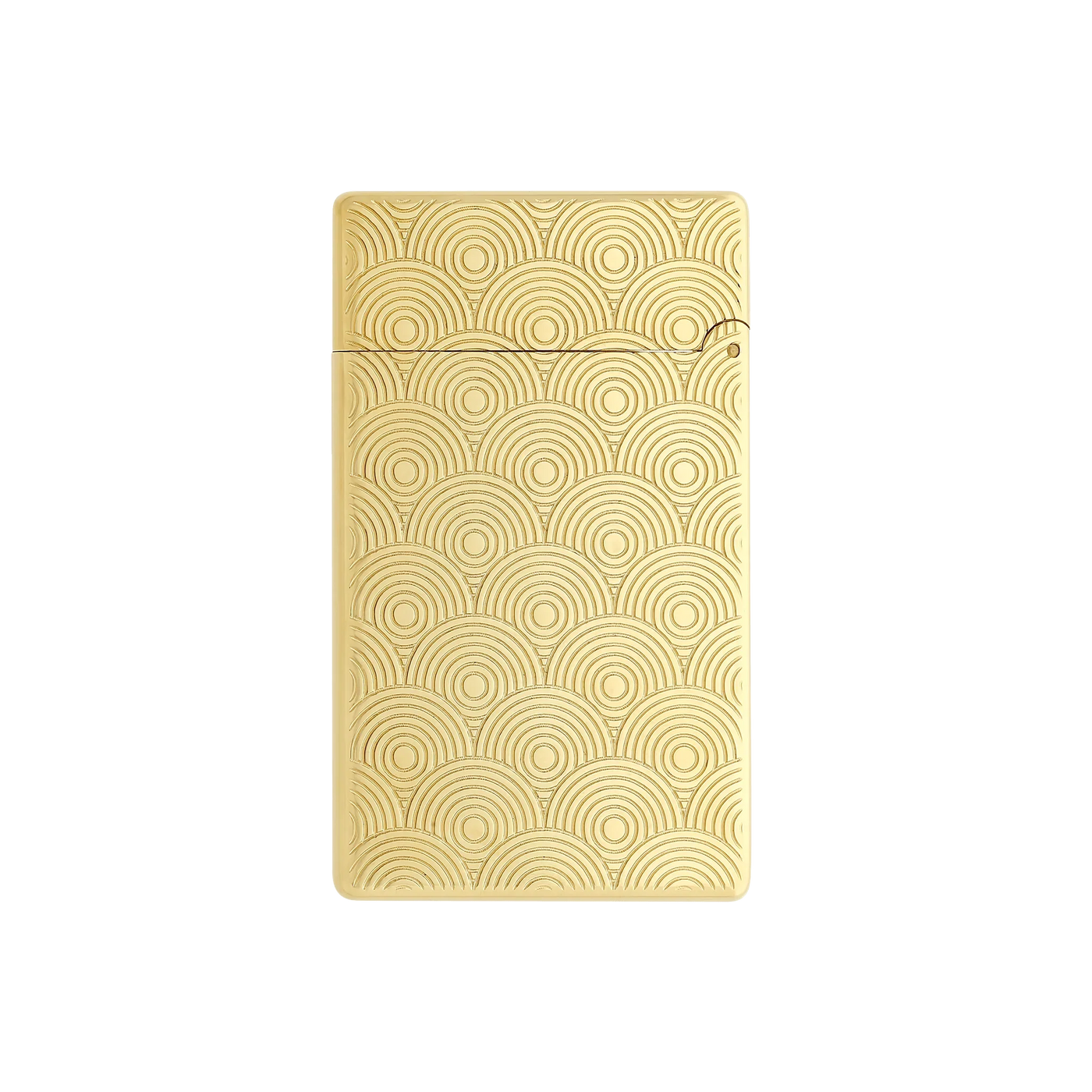 S.T. DUPONT Initial Cinetique Guilloche Golden Lighter/Briquet 020845