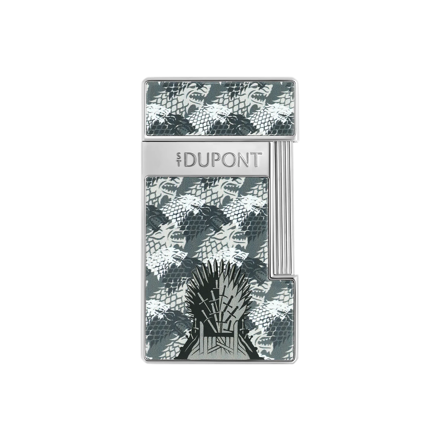 S.T. DUPONT Slimmy Lacquered Game of Thrones Light Grey Lighter/Briquet 028113