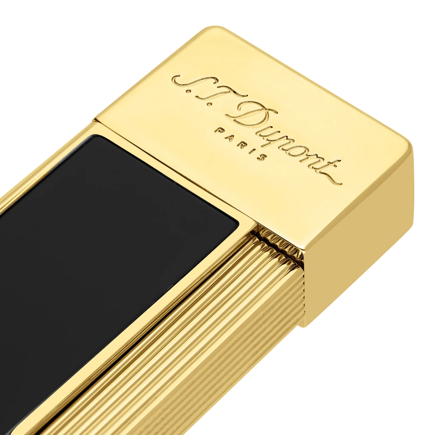 S.T. DUPONT Twiggy Black Golden Gold Lighter/Briquet 030002