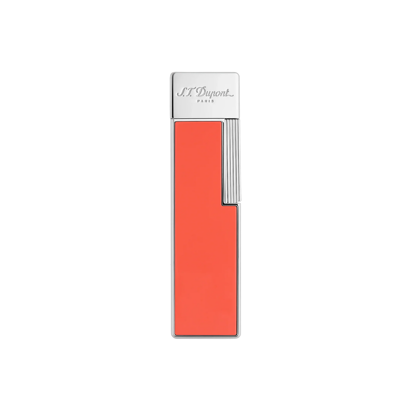 S.T. DUPONT Twiggy Chrome Coral Lighter/Briquet 030011