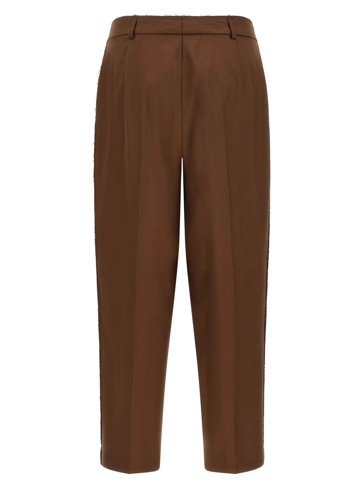 Gianluca Capannolo Beige Wool Casual Pants
