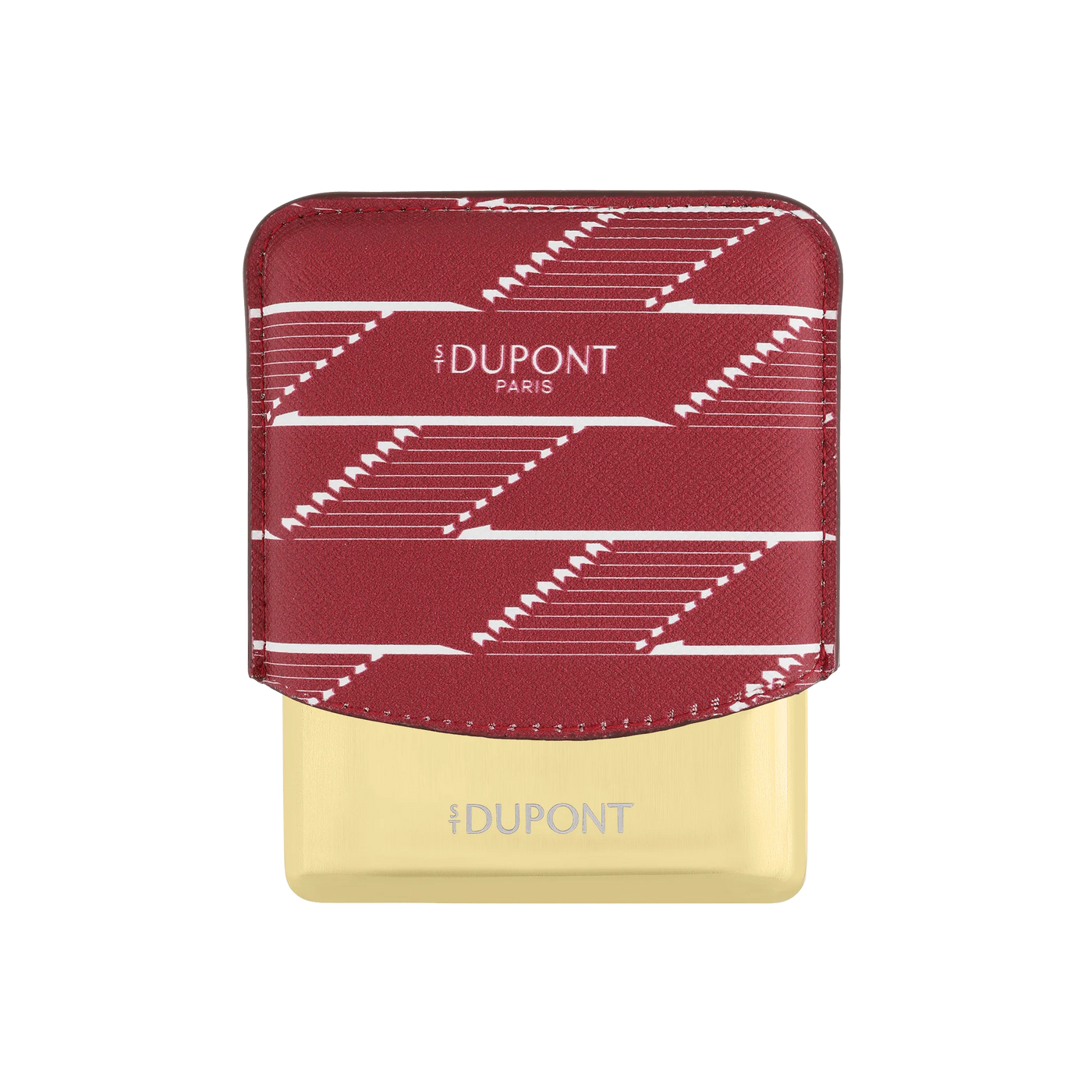 S.T. DUPONT Monogram 1872 Burgundy Coated Canvas Cigarette Case/Étui Cigarette 183178