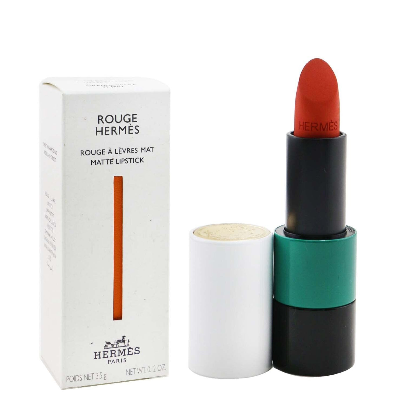 Hermes Rouge Hermes Matte Lipstick - # 33 Orange Boite (Mat) 3.5g/0.12oz