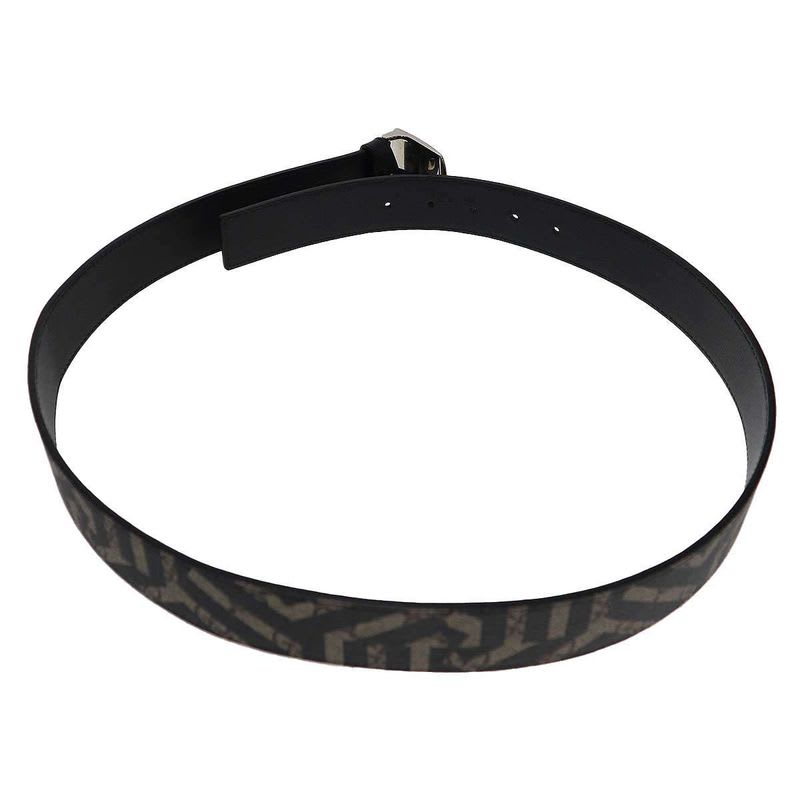Gucci GG Kaleido Leather Belt Black Beige 95-38