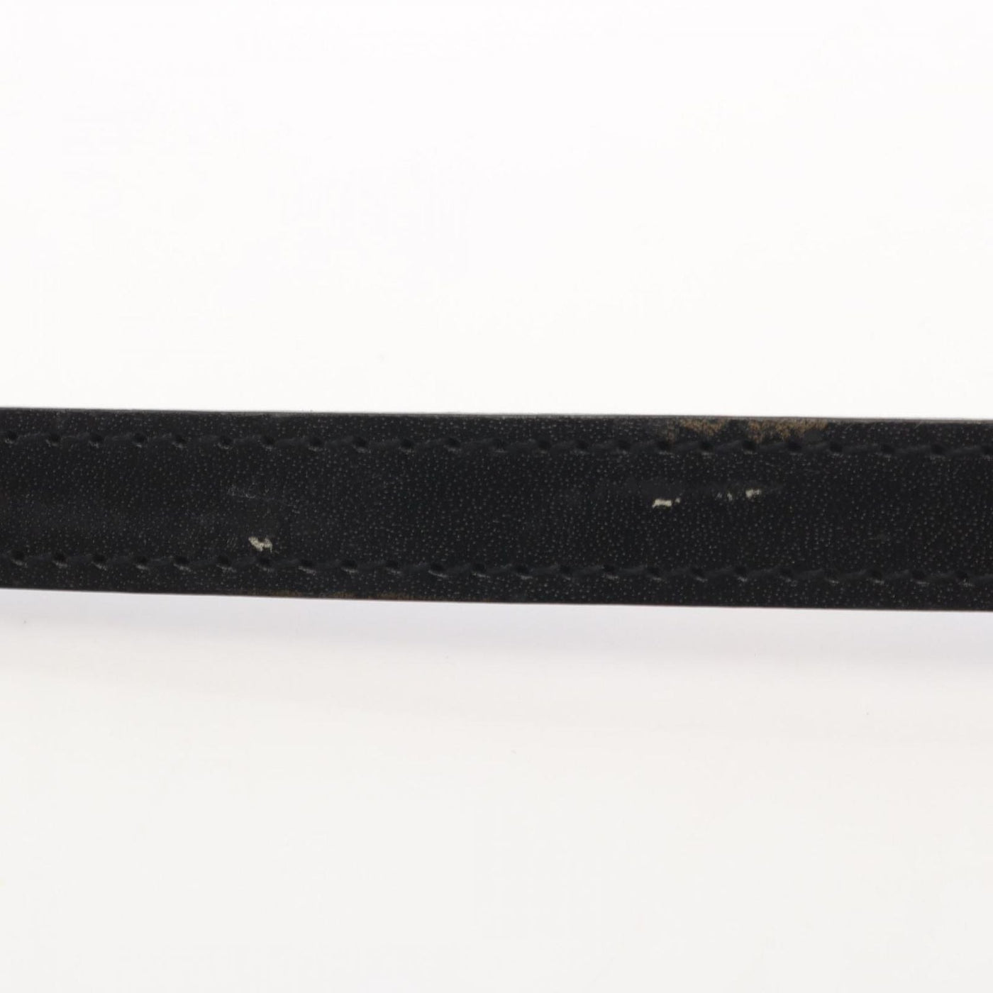 Chanel Belt Logo Plate Leather