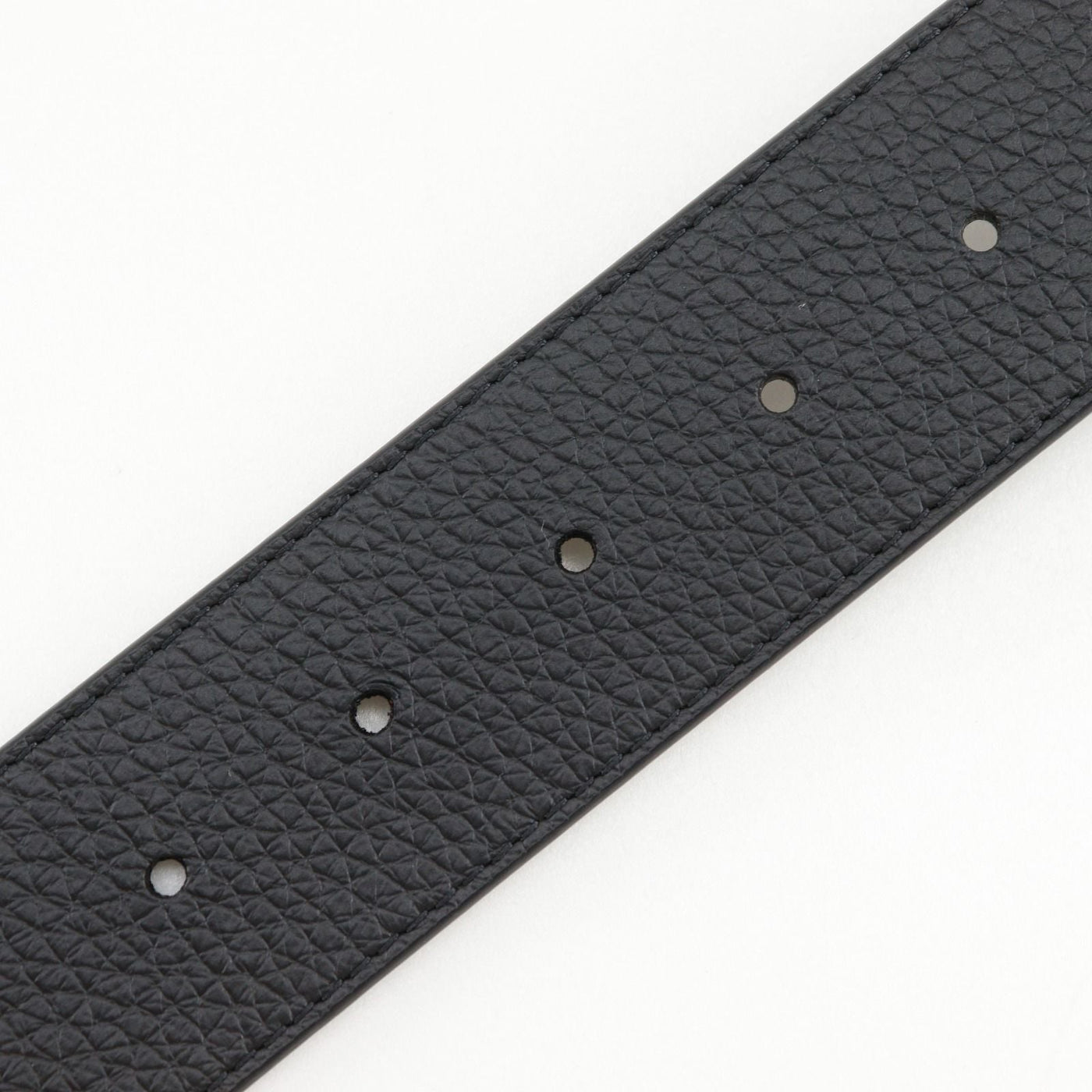 Louis Vuitton Belt LV Damier 40 Reversible Leather Gold Plated Black Gray