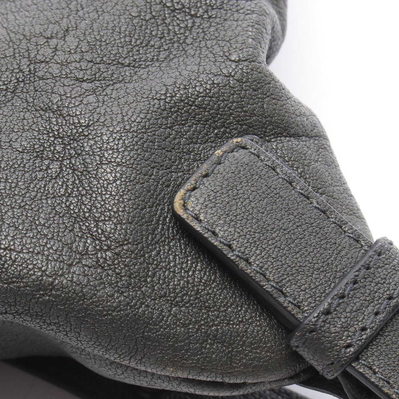 Bottega Veneta Backpack Intrecciato Gray Blue Leather
