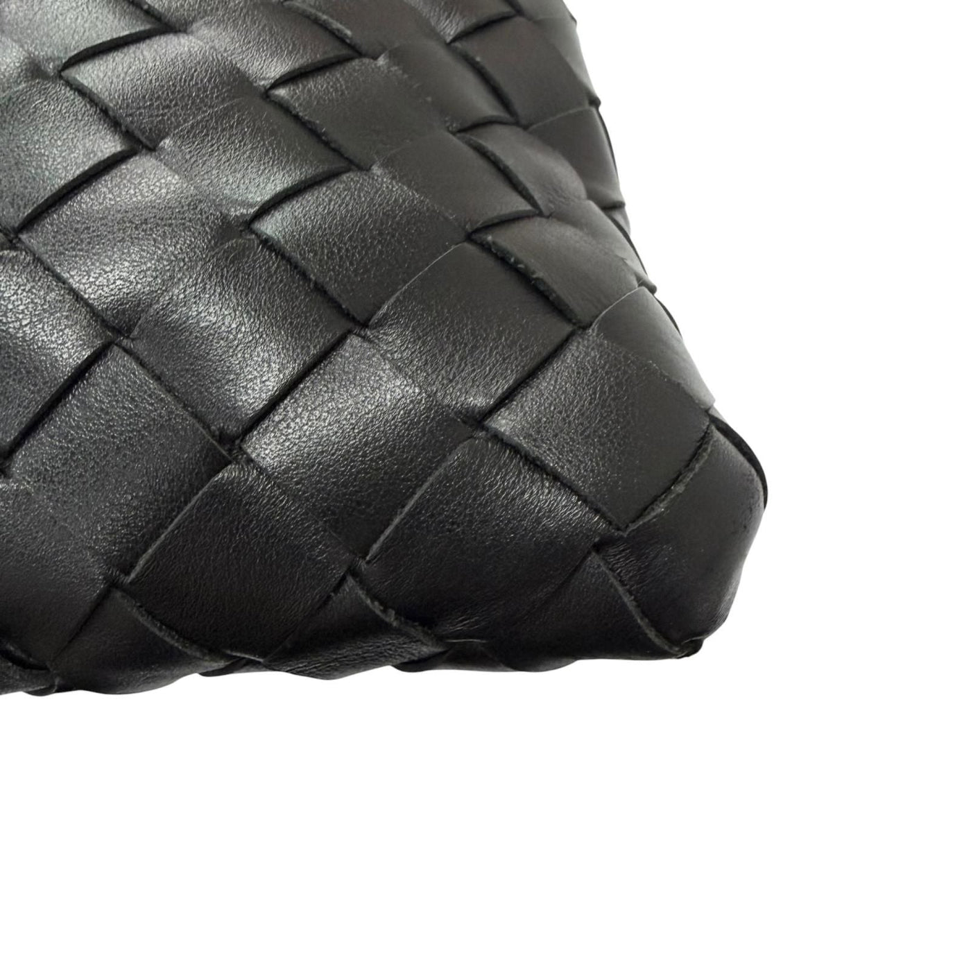 Bottega Veneta Andiamo Leather Intrecciato Messenger Flat Shoulder Bag