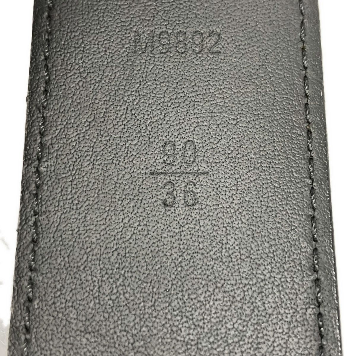 Louis Vuitton Belt Epi Ceinture Legend 35 Noir Leather
