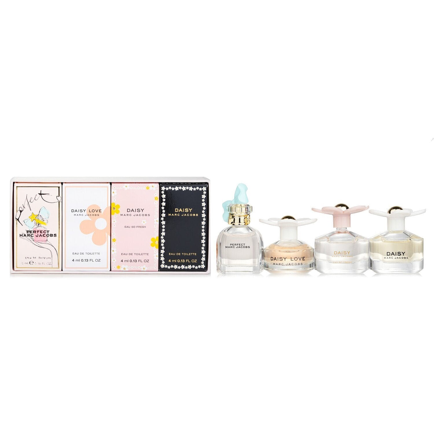 Marc Jacobs Ladies 4pcs Miniatures Coffret 4pcs