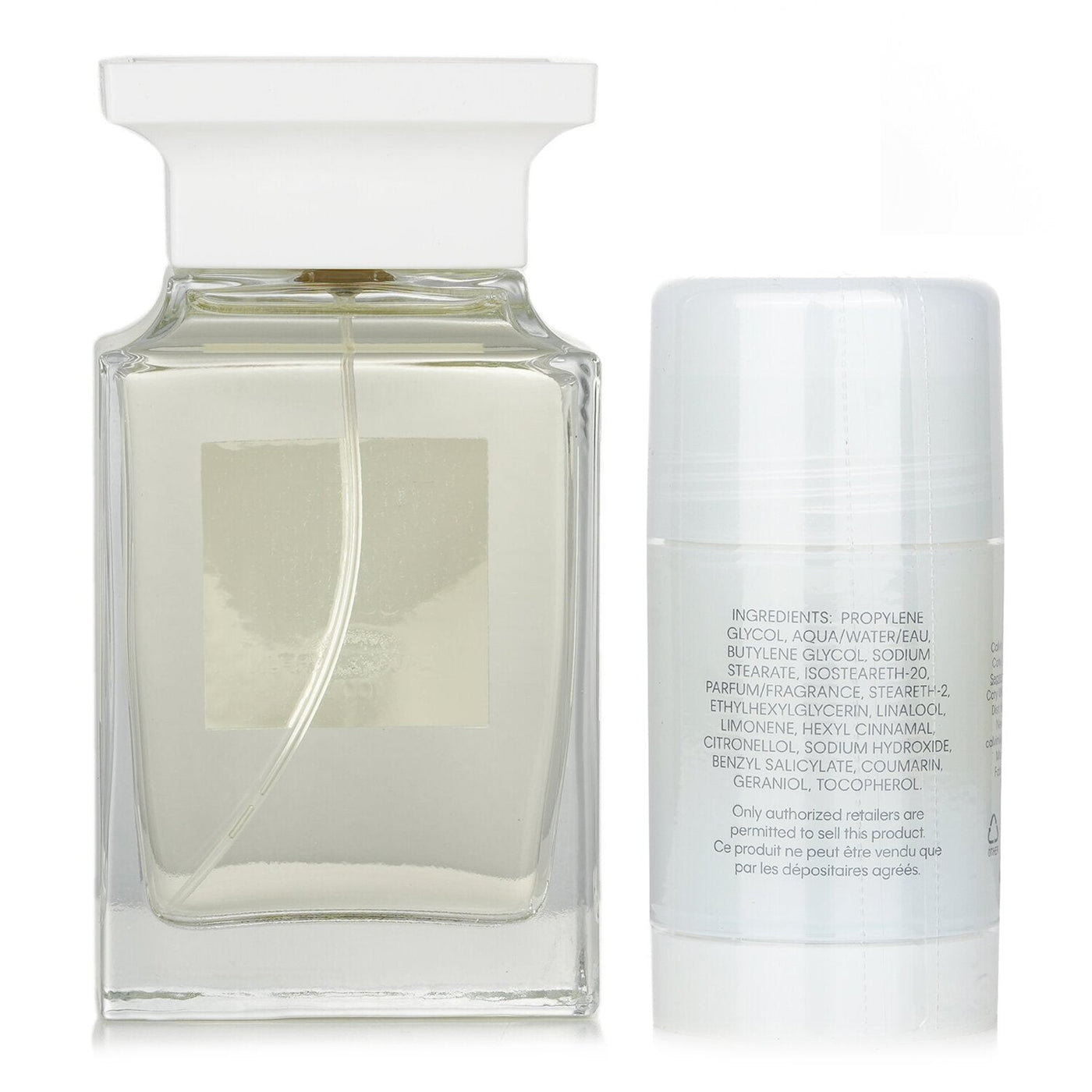Tom Ford Tom Ford Private Blend White Suede Eau De Parfum Spray X Calvin Klein CK One Deodorant Stick 2pcs