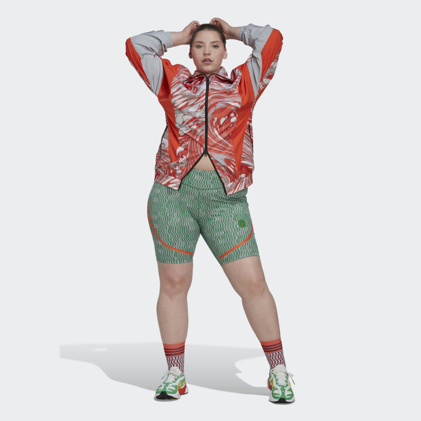 Women's adidas by Stella McCartney TruePurpose Printed Cycling Leggings - Plus Size