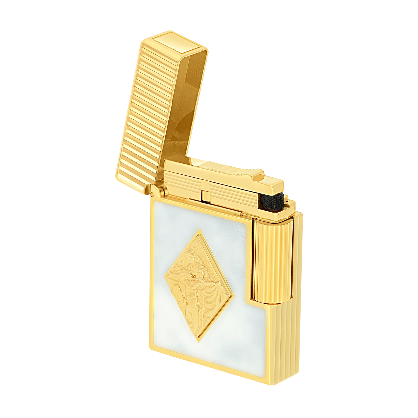 S.T. Dupont Ligne 1 White Lacquered Romeo y Julieta Lighter/Briquet C14050CL
