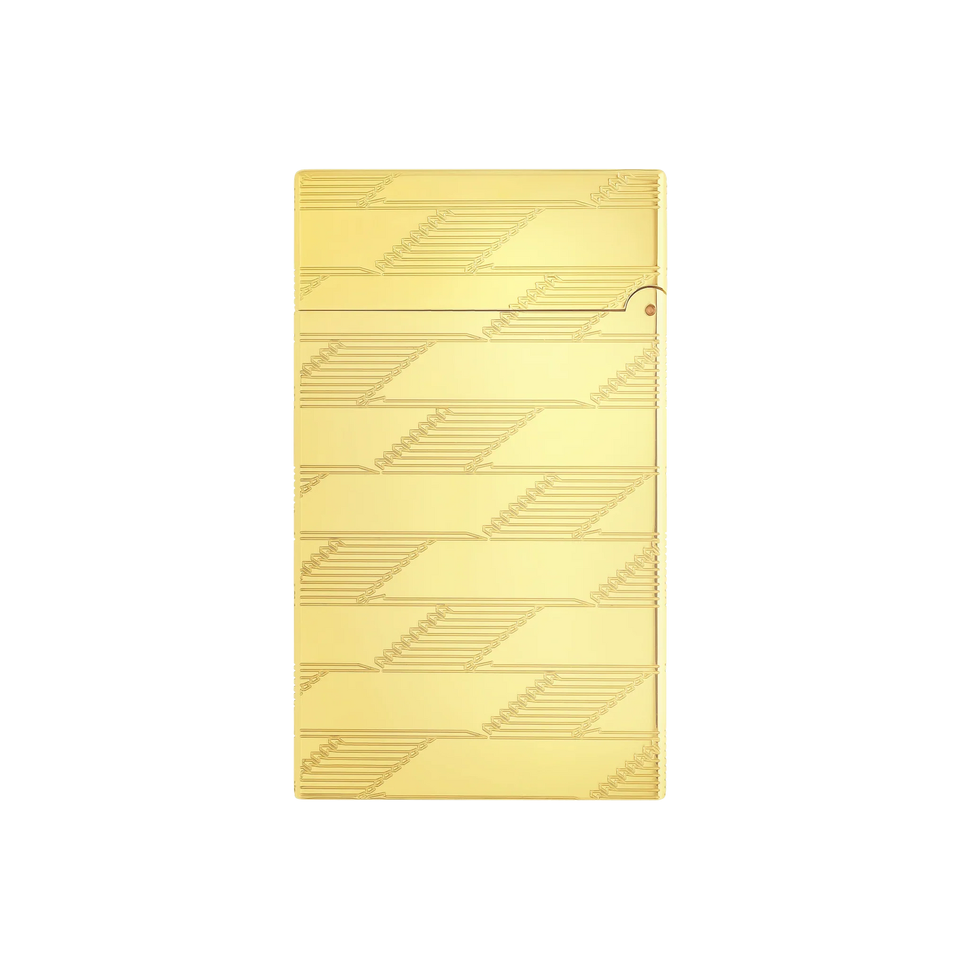 S.T. Dupont Le Grand Guilloche Monogram 1872 Gold Lighter/Briquet C23178