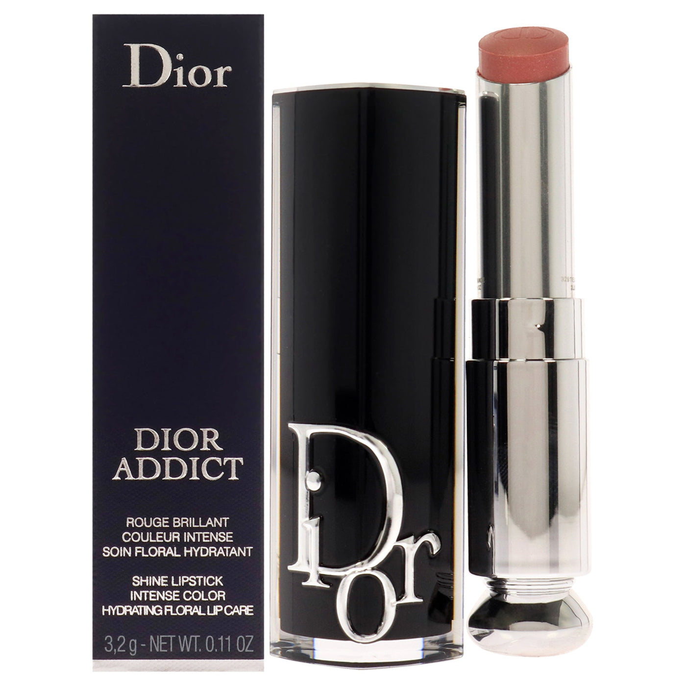 Christian Dior Dior Addict Hydrating Shine Lipstick - 329 Tie and Dior by Christian Dior for Women - 0.11 oz Lipstick (Refillable)