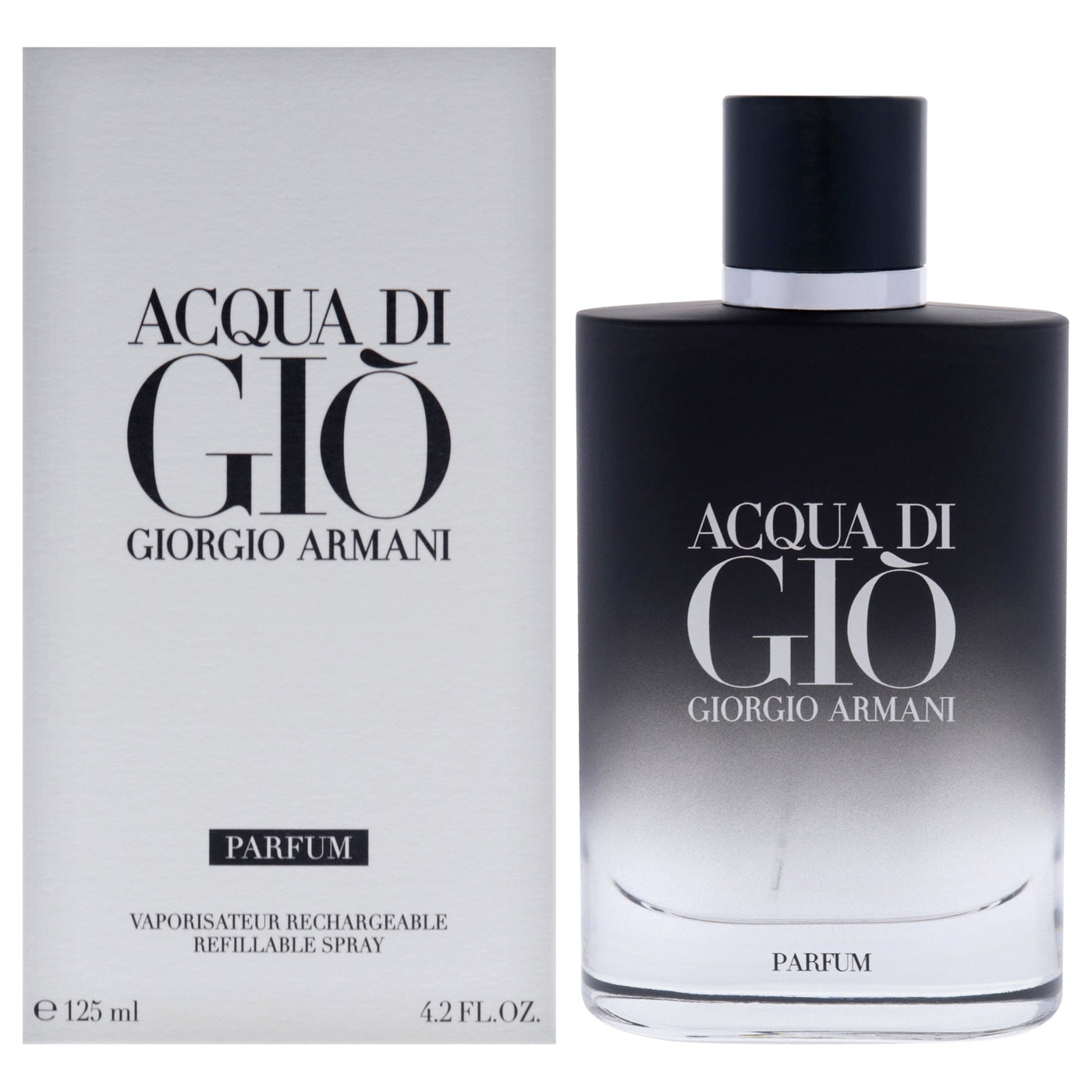 Acqua Di Gio by Giorgio Armani for Men - 4.2 oz Parfum Spray (Refillable)