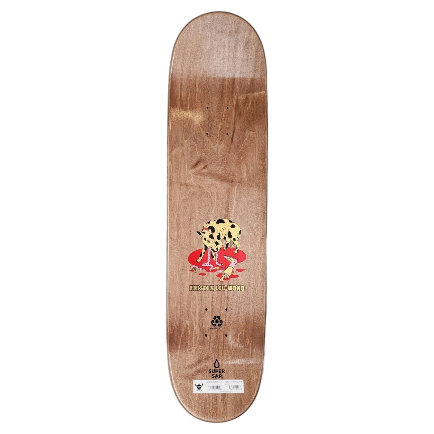 Darkstar Skateboard Deck Cameo Wilson Liu-Wong Super Sap 8.125" x 31.7"