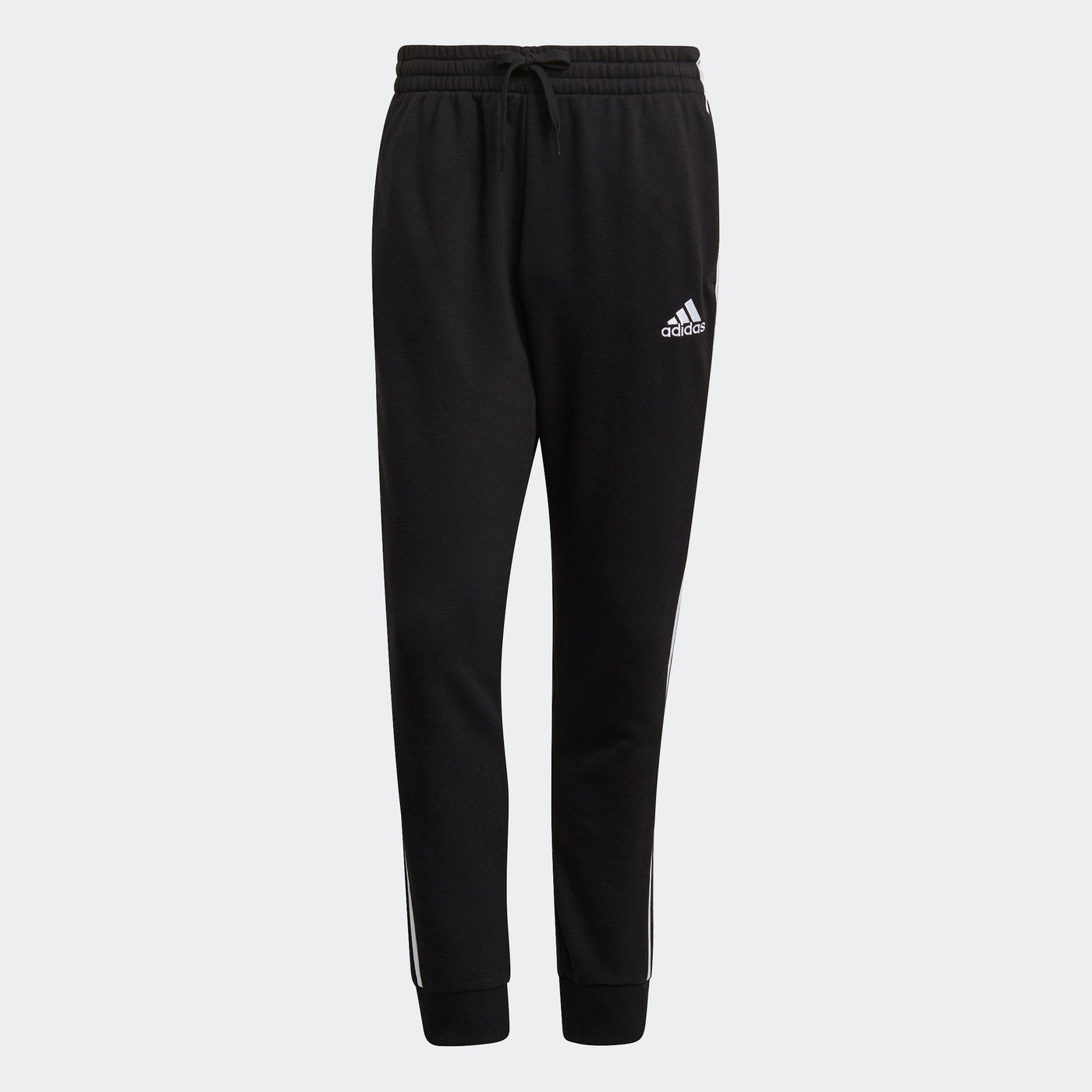 Men's adidas Essentials French Terry Tapered Cuff 3-Stripes Pants
