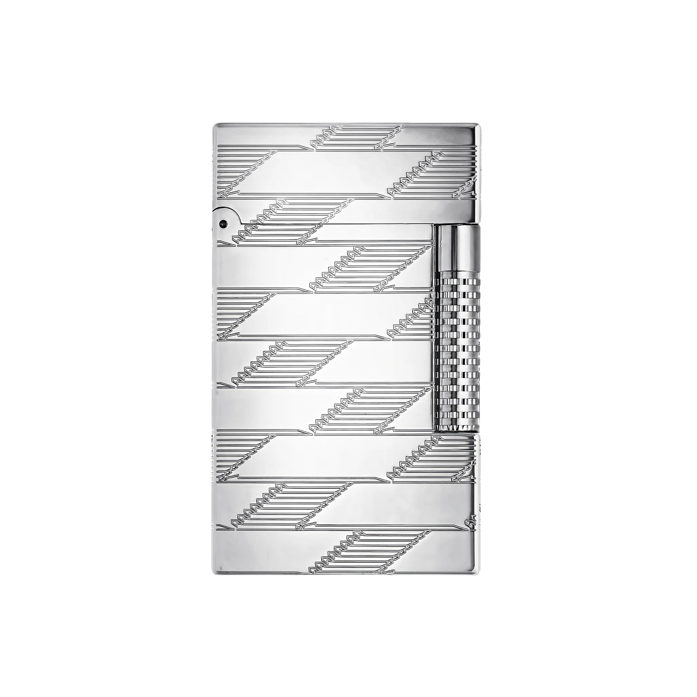 S.T. Dupont Le Grand Guilloche Monogram 1872 Palladium Lighter/Briquet C23180