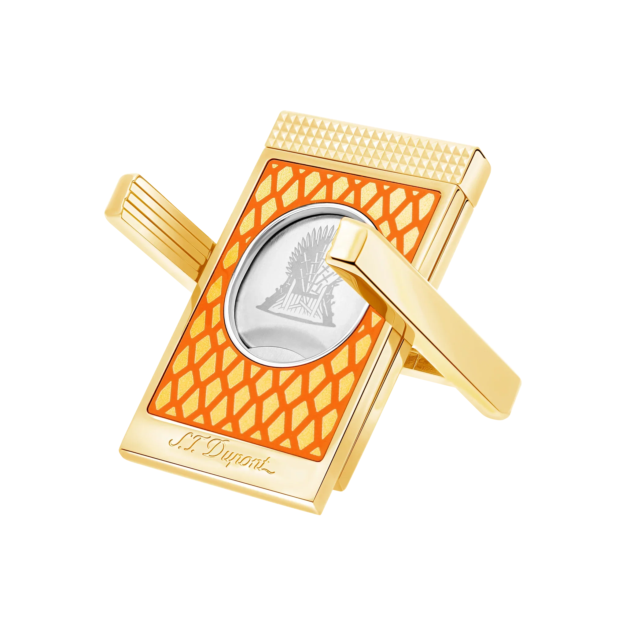S.T. DUPONT Game of Thrones Fire Orange Cigar Cutter Stand/Coupe Cigare 003153