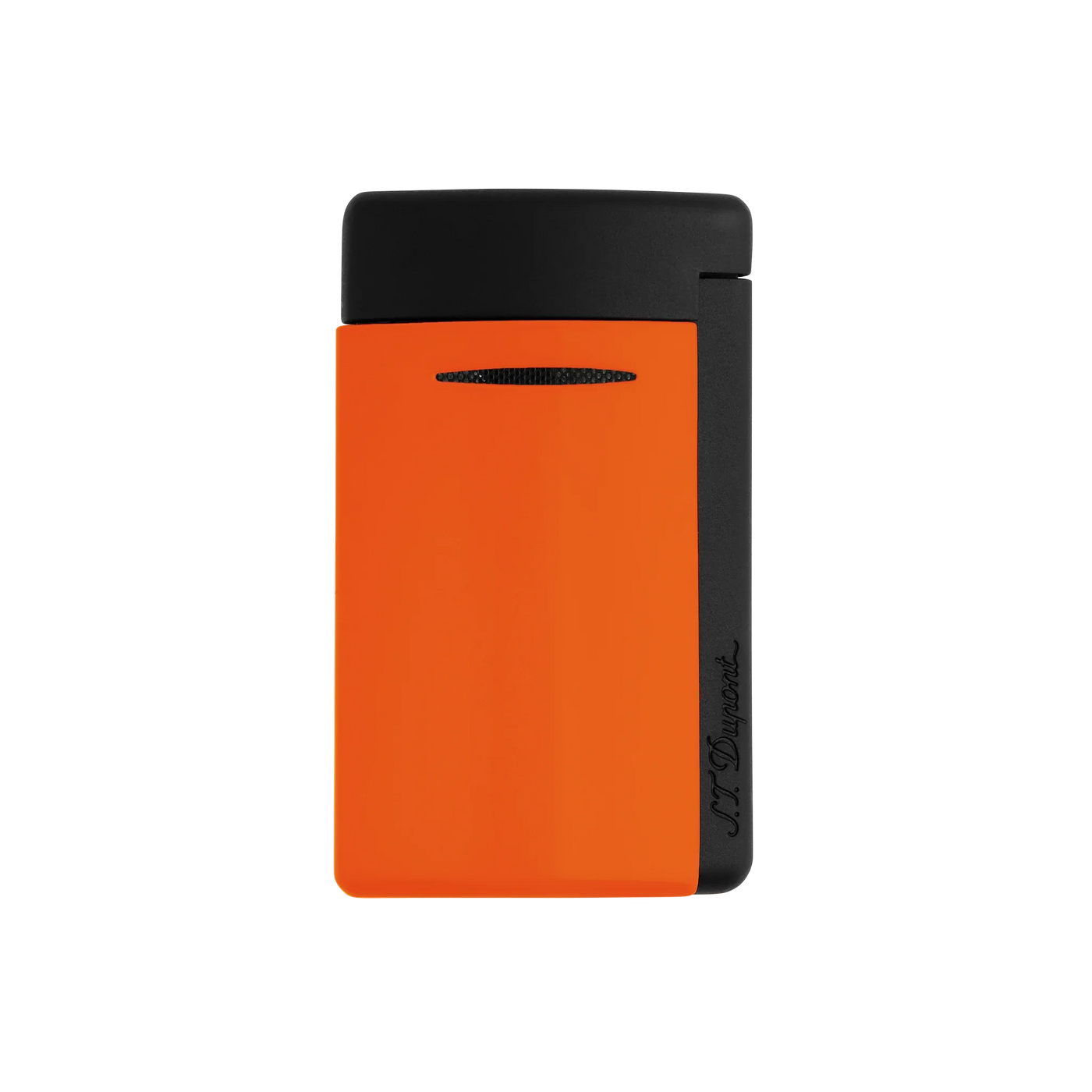 S.T. DUPONT Minijet Lacquer Neon Orange Lighter/Briquet 010869