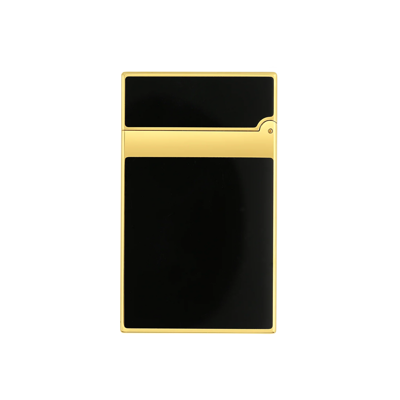 S.T. DUPONT LIGNE 2 BLACK LACQUERED GOLD LIGHTER/BRIQUET 016884
