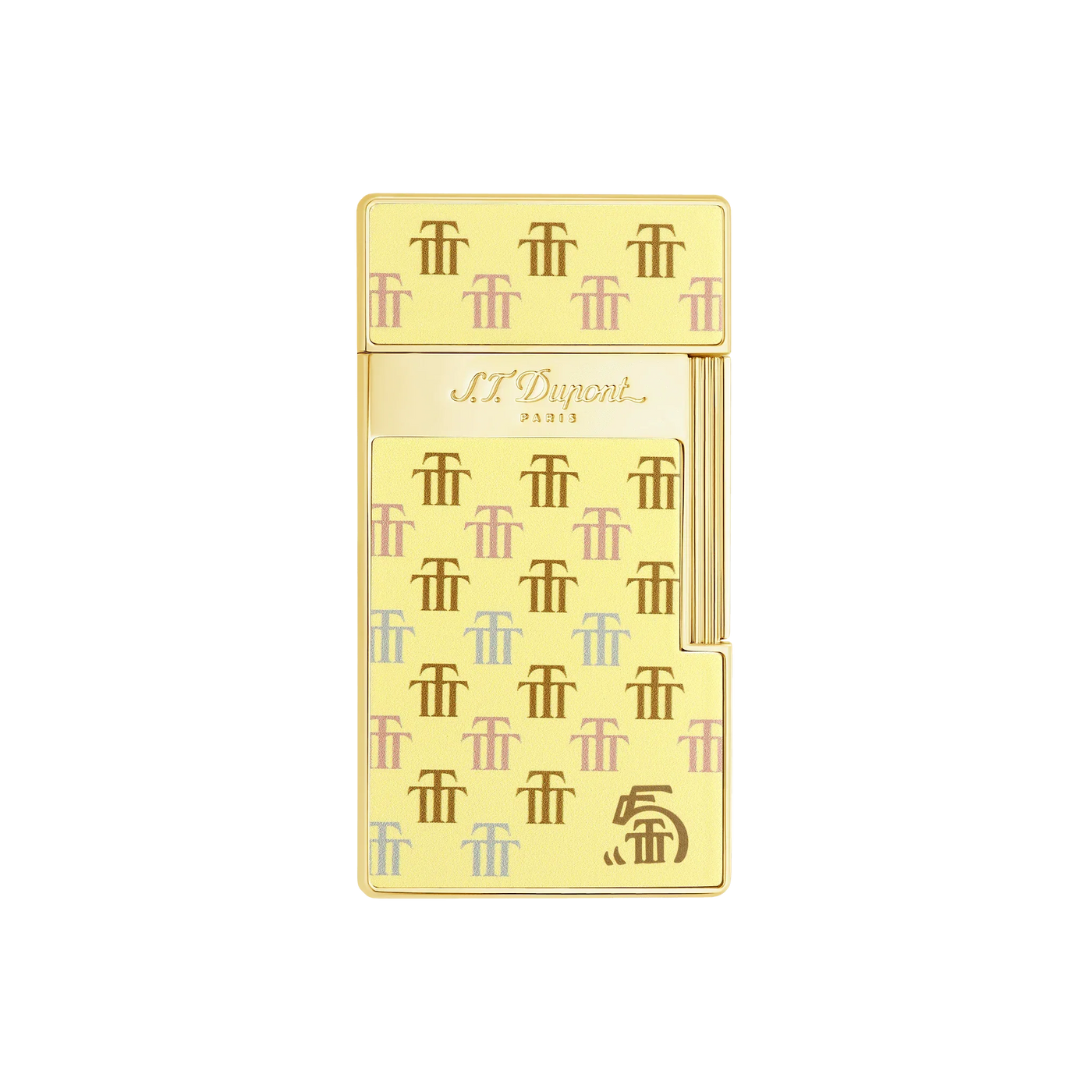 S.T. DUPONT Biggy Lacquered Trinidad Yellow Lighter/Briquet 025077