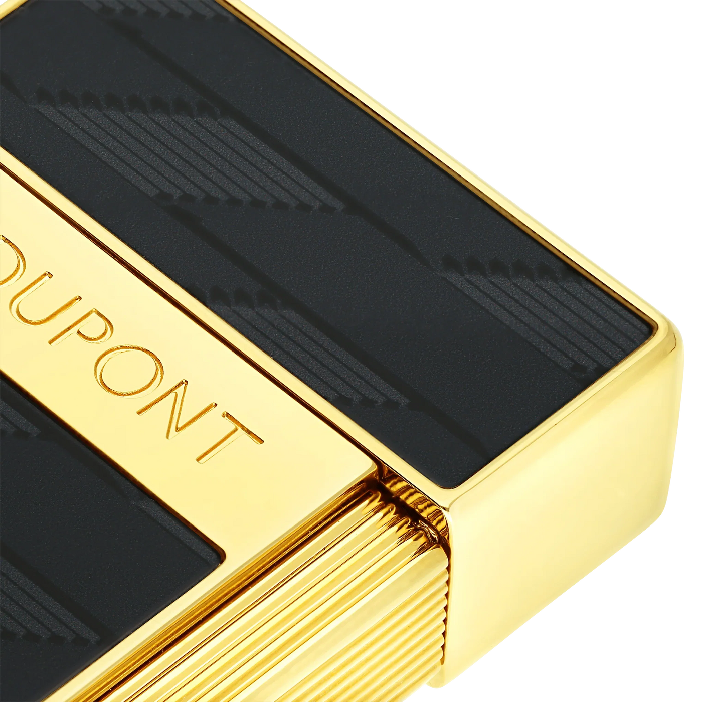 S.T. DUPONT Biggy Monogram 1872 Black Lacquered Lighter/Briquet 025079