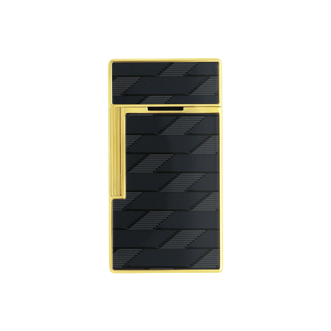 S.T. DUPONT Biggy Monogram 1872 Black Lacquered Lighter/Briquet 025079
