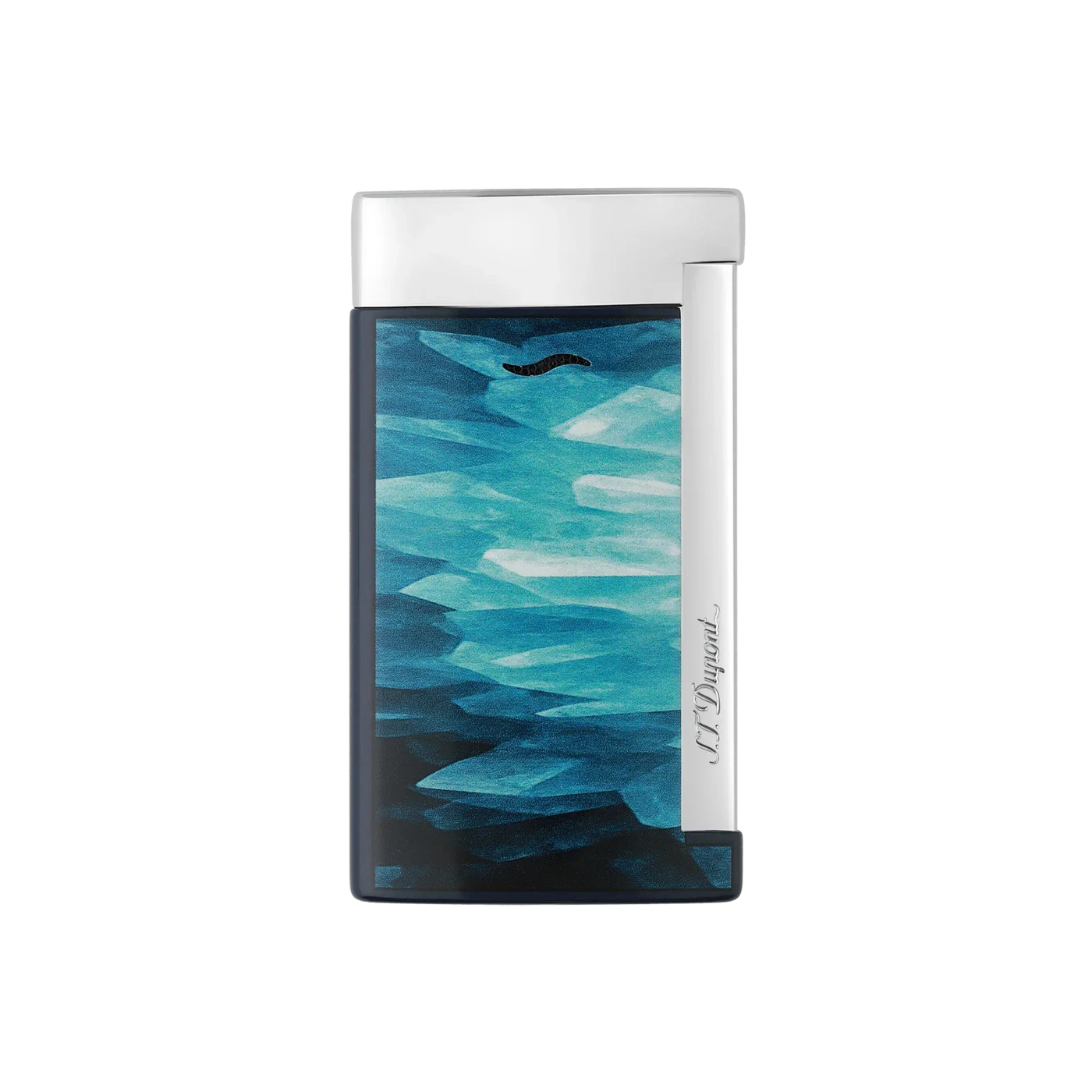 S.T. Dupont Slim 7 Géode Blue Lacquered Lighter/Briquet 027035