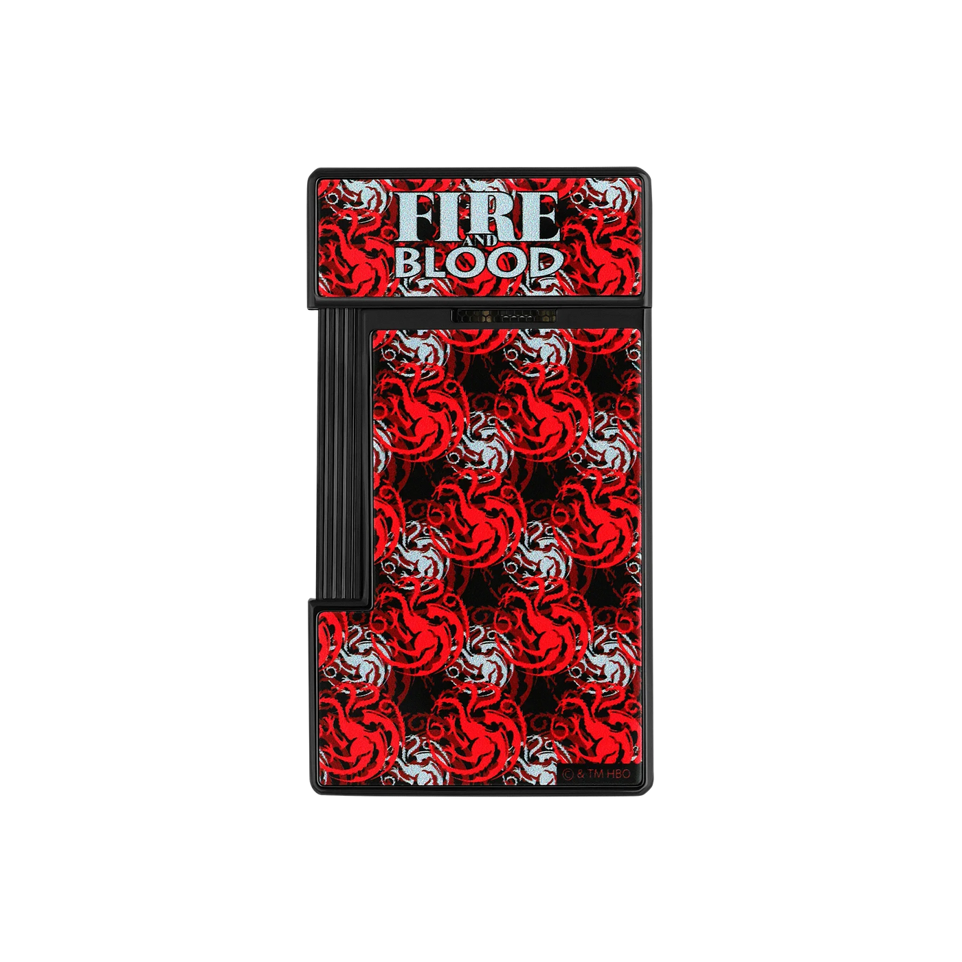 S.T. DUPONT Slimmy Lacquered Game of Thrones Light Black Lighter/Briquet 028112