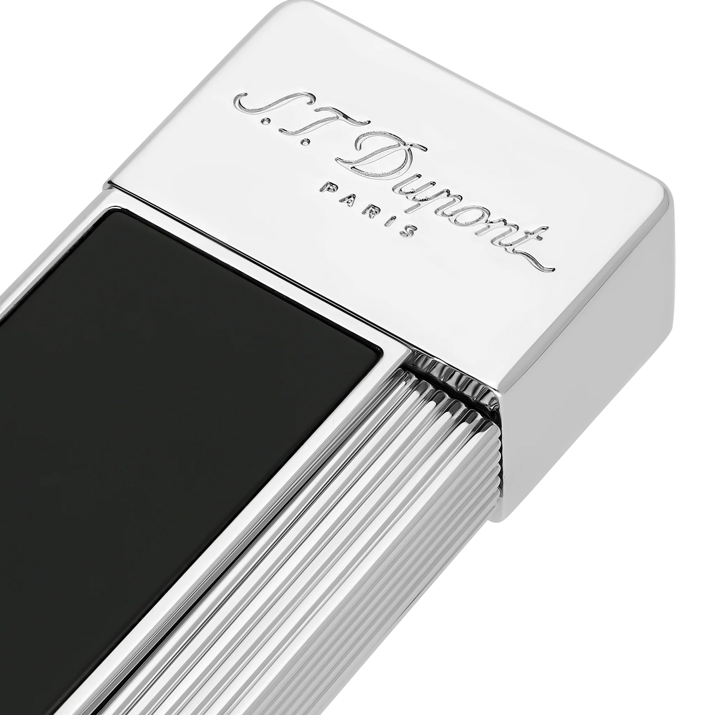 S.T. DUPONT Twiggy Chrome Black Lighter/Briquet 030001