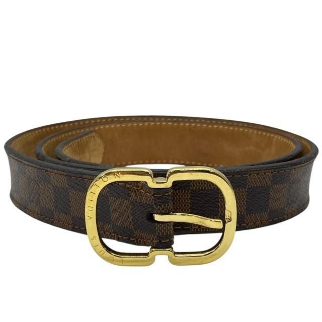 Louis Vuitton M9744 Ceinture Mini Belt Accessories Small Damier Leather Brown
