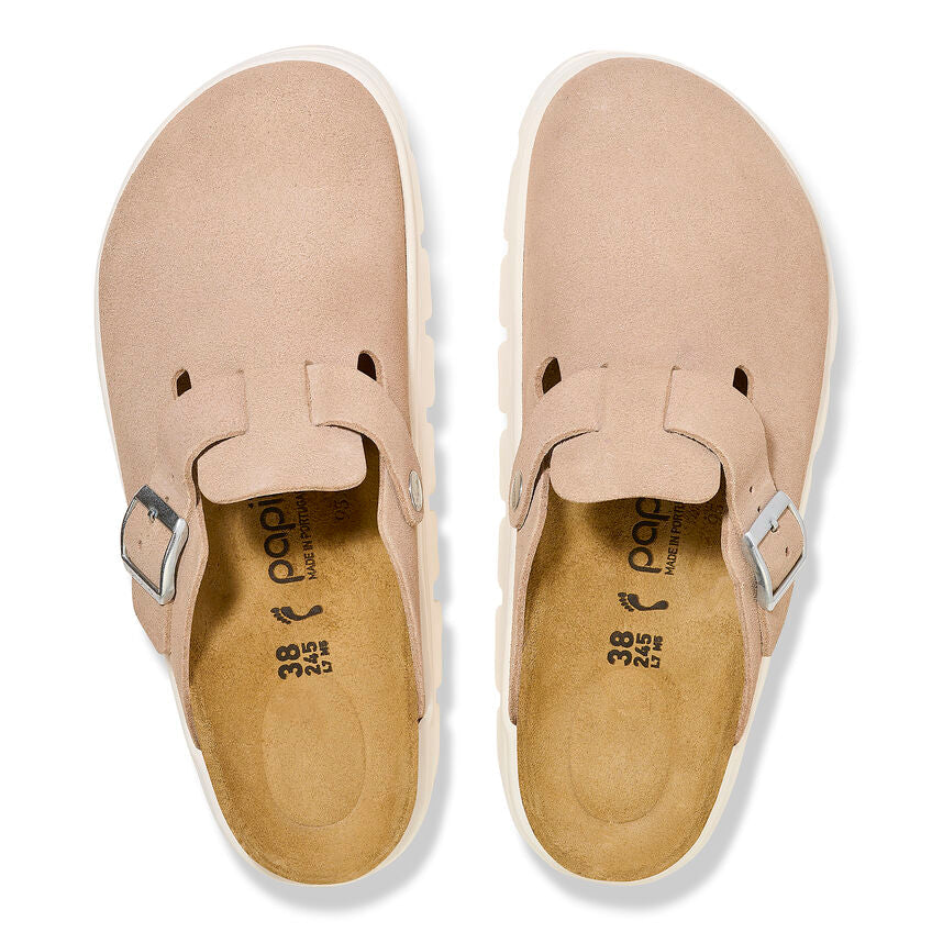 Unisex Boston Chunky Suede Leather Warm Sand Medium/Narrow