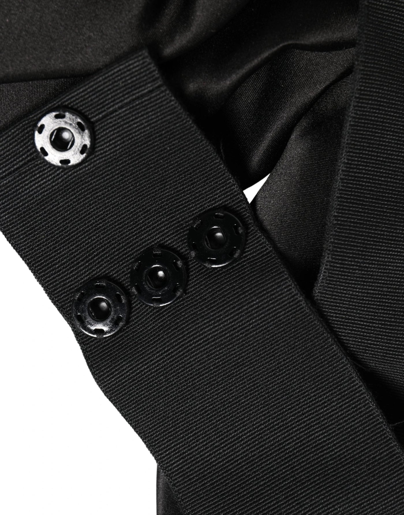 Dolce & Gabbana Black Silk Satin Sash Wide Waist Women Belt