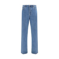 Valentino Garavani Blue Cotton Straight-Leg Jeans