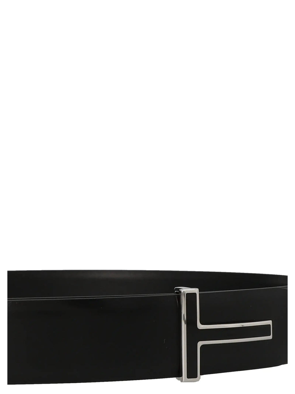 Tom Ford Black Calfskin Regular Belt