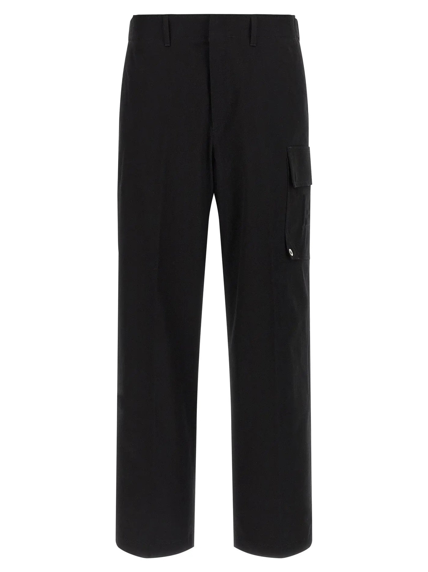 Fendi Black Cotton Cargo Pants