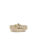 Chloé Beige Calf Leather Bos Taurus Regular Belt