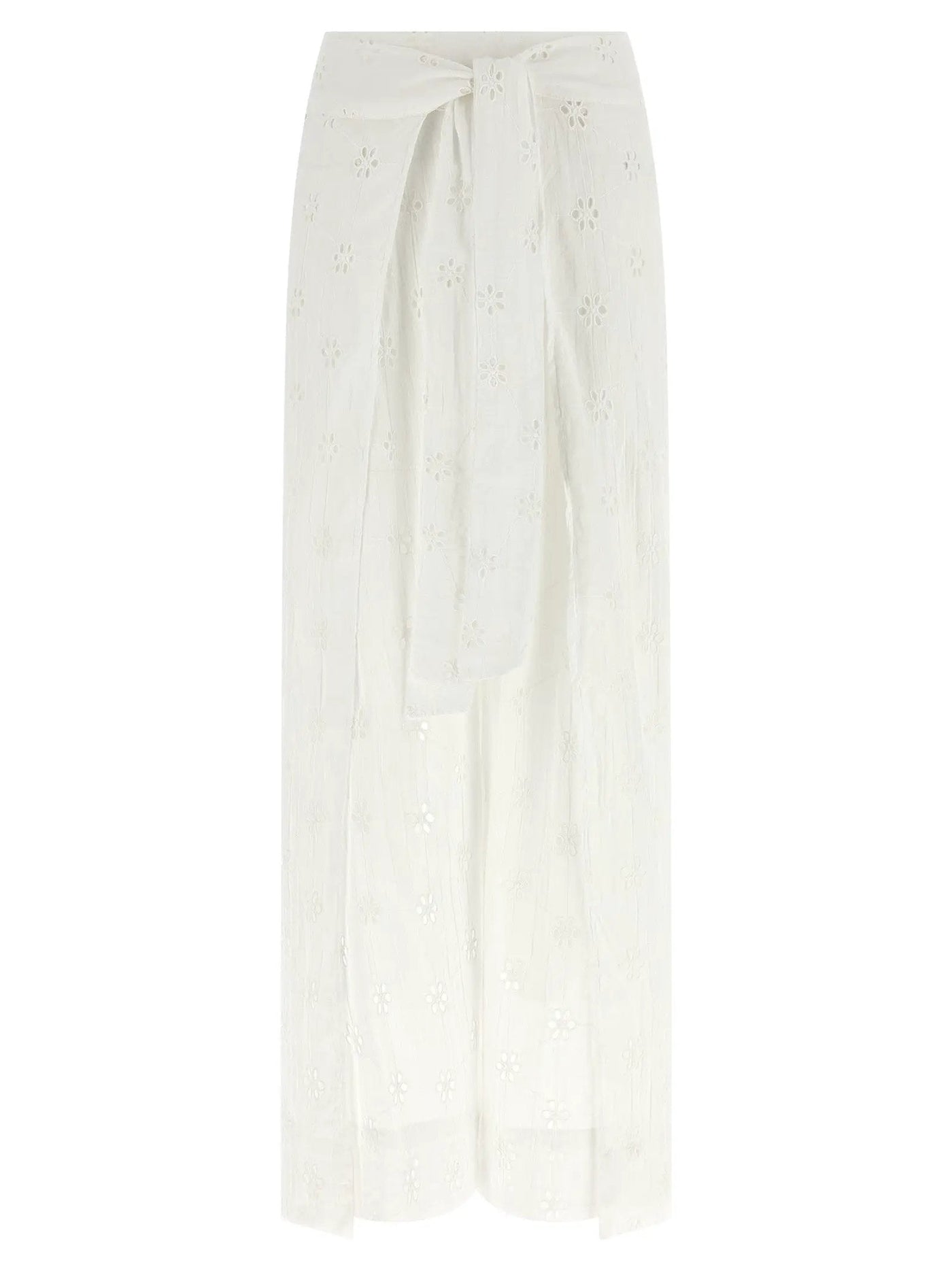 Polo Ralph Lauren White Cotton Casual Pants