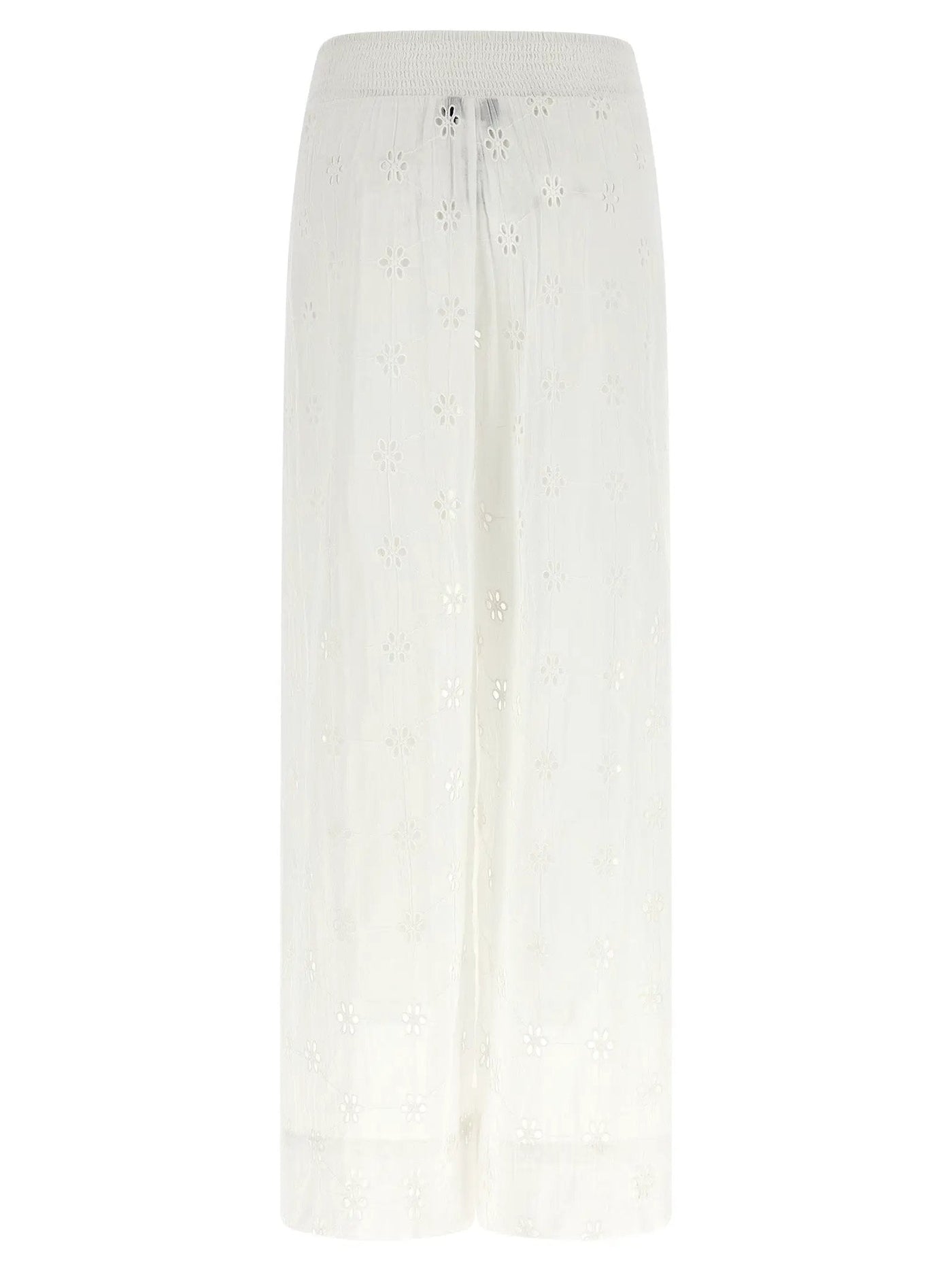 Polo Ralph Lauren White Cotton Casual Pants