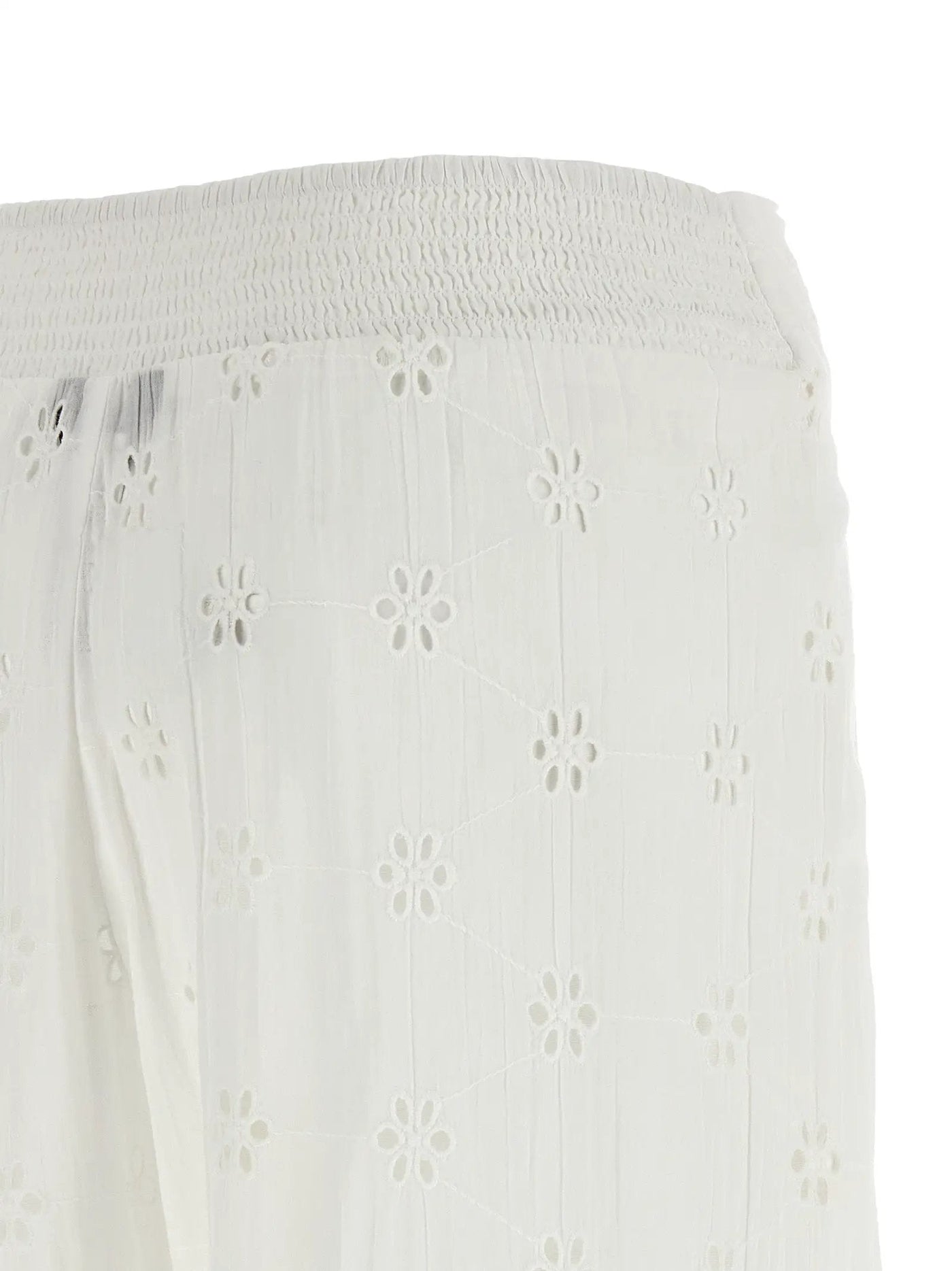 Polo Ralph Lauren White Cotton Casual Pants