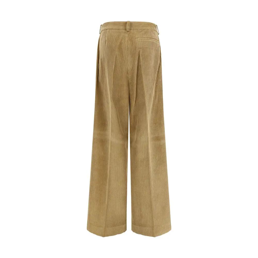 Rohe Beige Cotton Flared Pants