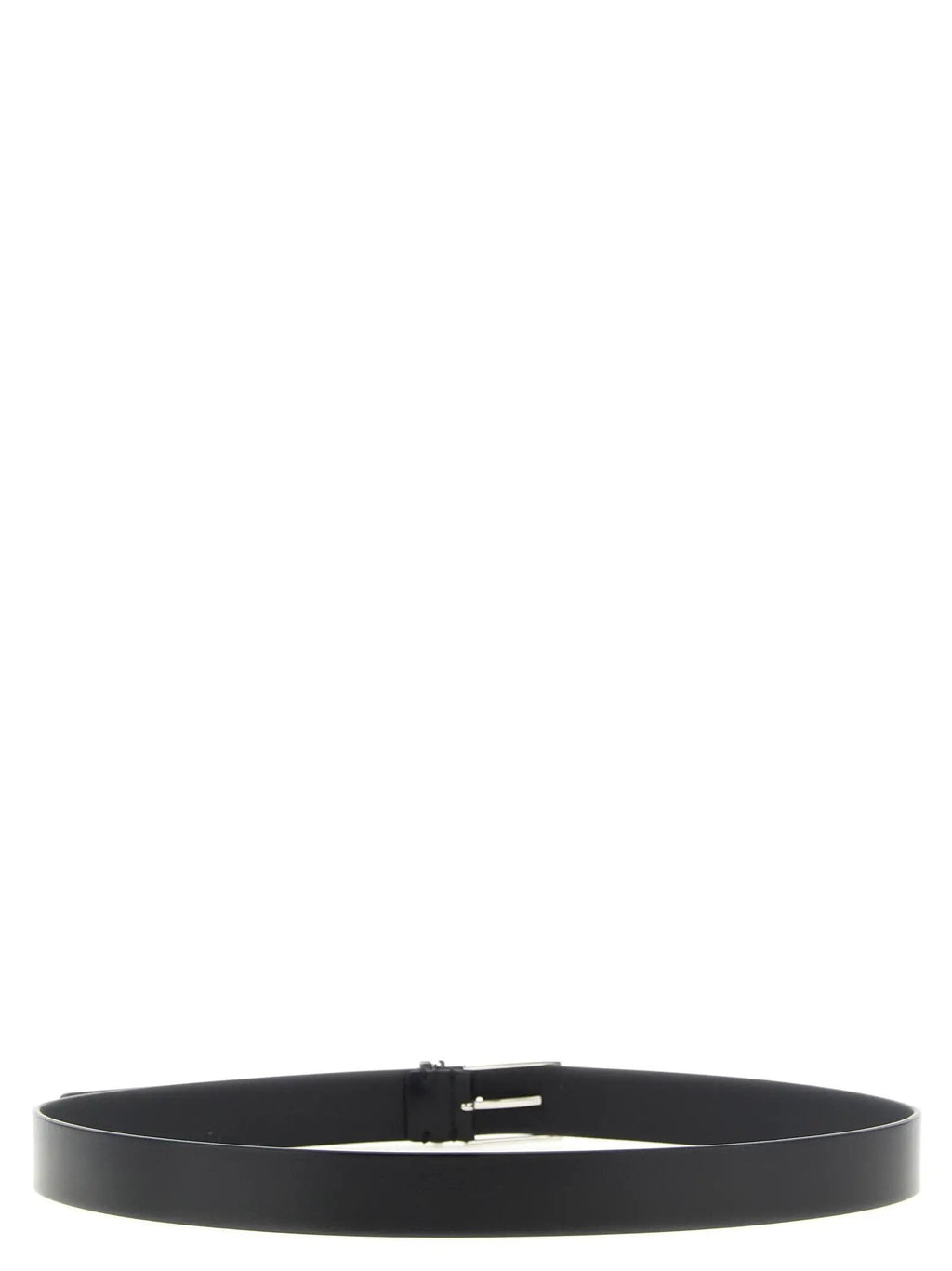 Tom Ford Black Calfskin Thin Belt