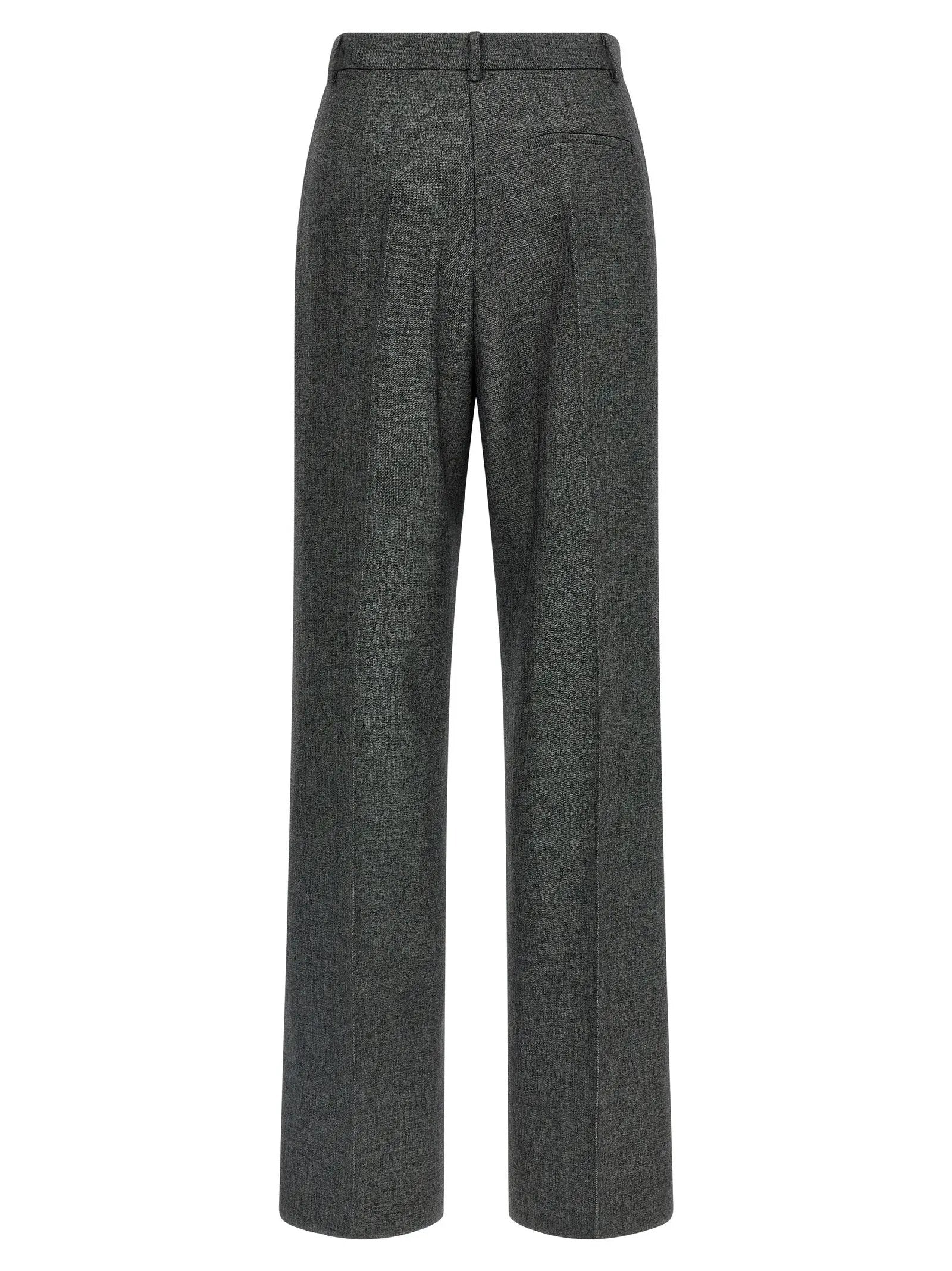 The Andamane Gray Polyester Dress Pants